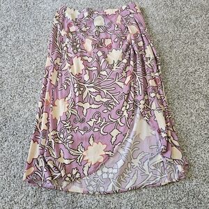 Floral Midi Skirt